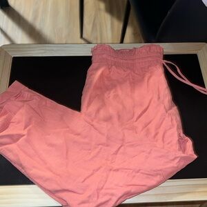 Coral dressy pants